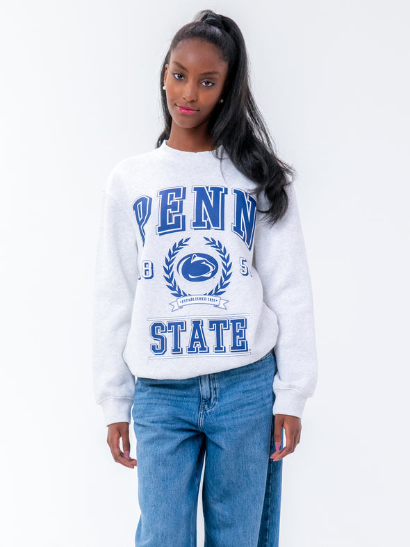 Penn State - Vintage Crewneck Sweatshirt - Ash Grey