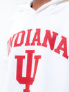 Indiana University - Campus Rec Cropped Hoodie - White