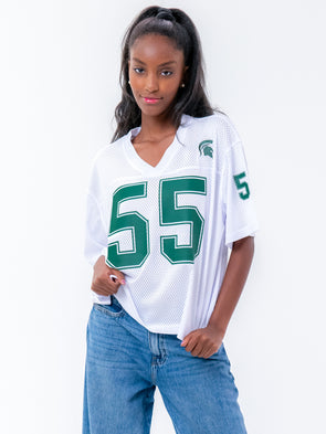 Michigan State - Boyfriend Jersey - White