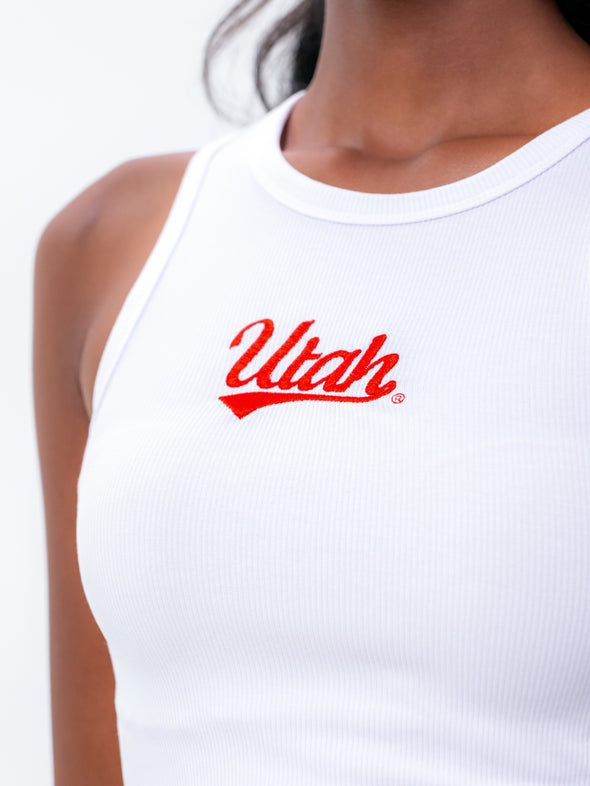 University of Utah - The Fast Break Tank - White