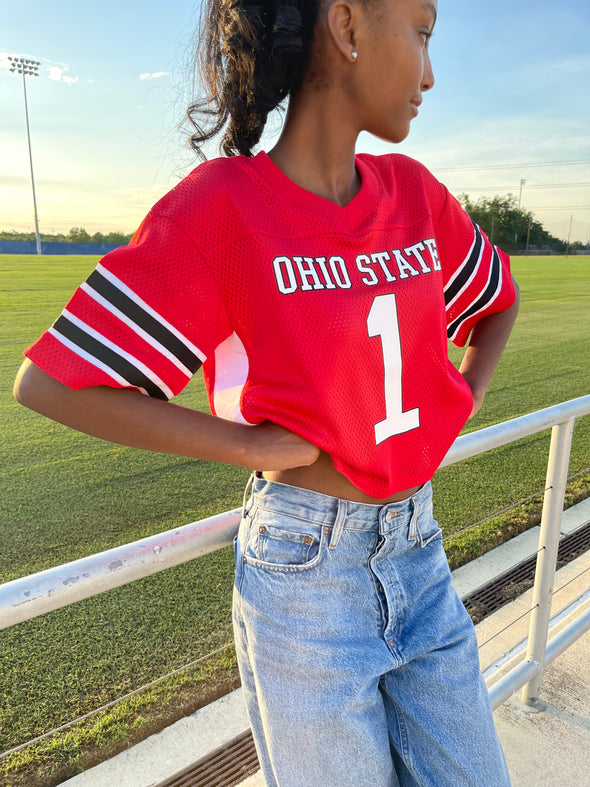 Ohio State - Mesh Fashion Football Jersey - Red