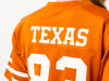 University of Texas - Zip-Up Cropped Fashion Football Jersey - Burnt Orange