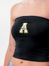 Appalachian State - The Embroidered Stadium Tube Top - Black