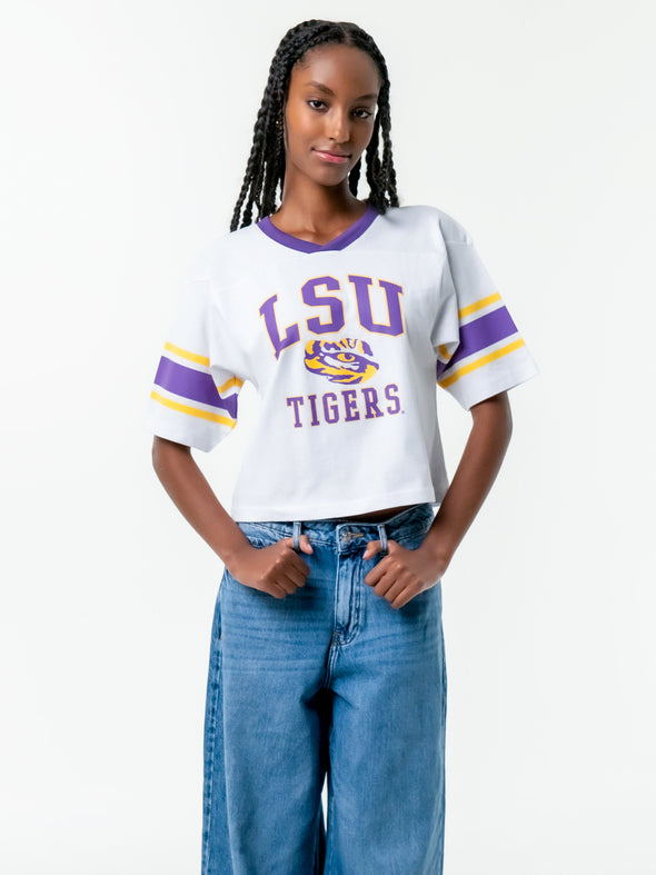 LSU - Vintage Jersey Tee - White