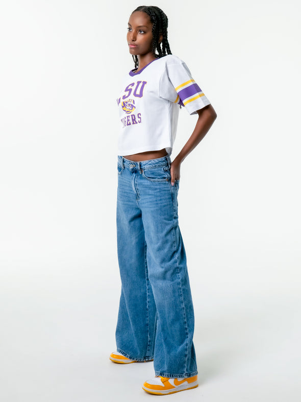 LSU - Vintage Jersey Tee - White