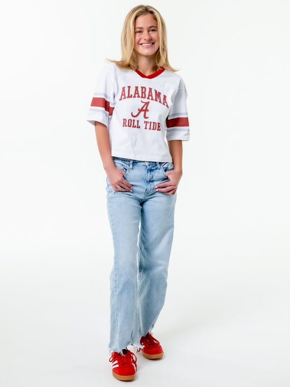 University of Alabama - Vintage Jersey Tee - White