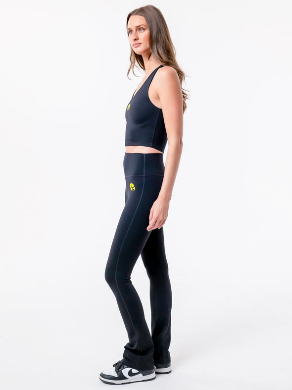 University of Iowa - The Campus Rec Flare Legging - Black