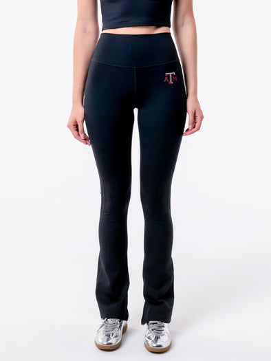 Texas A&M - The Campus Rec Flare Legging - Black