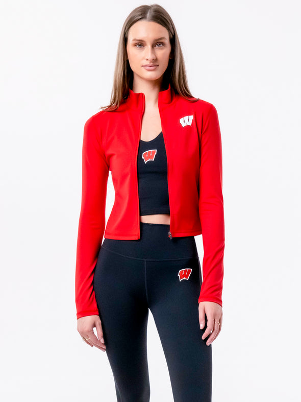 University of Wisconsin - Campus Rec Zip-Up Jacket - Red