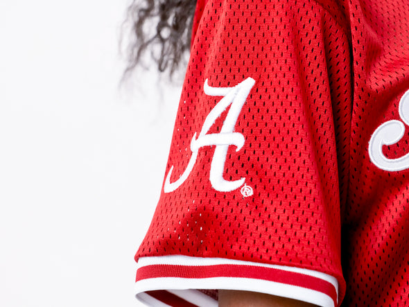 University of Alabama - Mesh Fashion Pullover Jersey - Crimson