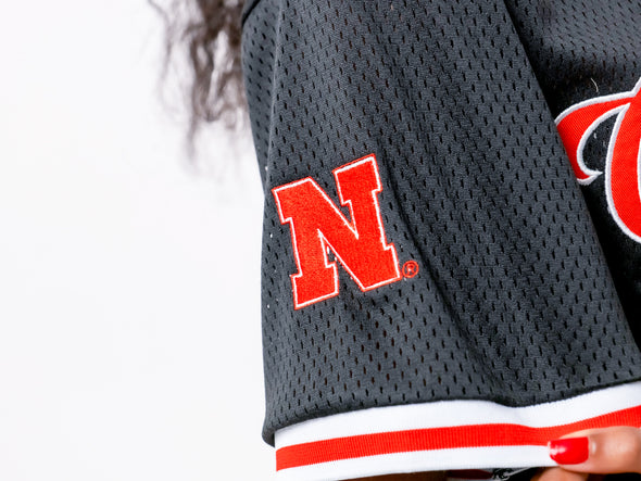 University of Nebraska - Mesh Fashion Pullover Jersey - Black