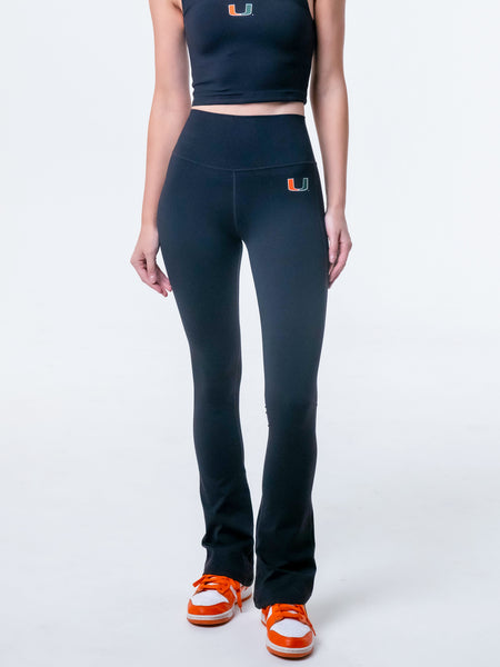 University of Miami - The Campus Rec Flare Legging - Black