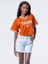 University of Texas - Mesh Fashion Football Pullover Jersey - Burnt Orange