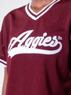 Texas A&M - Mesh Fashion Pullover Jersey - Maroon