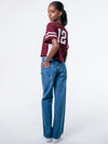 Texas A&M - Special Edition Women's Mesh Cropped Fashion Football Jersey - Maroon