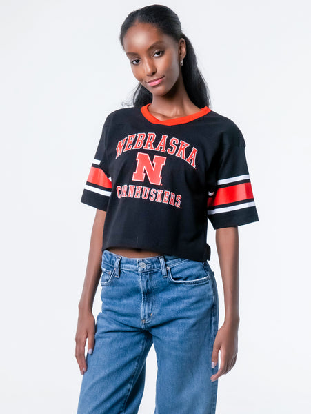 University of Nebraska - Vintage Jersey Tee - Black