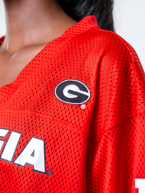 University of Georgia - Boyfriend Jersey NIL #15 Carson Beck  - Red / Beck