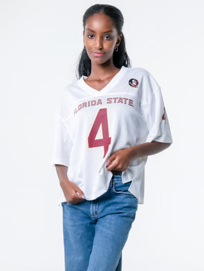 Florida State - Boyfriend Jersey NIL #4 DJ Uiagalelei  - White