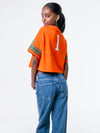 University of Miami - Cropped Jersey Tee - Orange