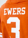 University of Texas - Cropped Jersey Tee NIL #3 Quinn Ewers - Burnt Orange