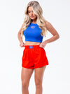 University of Kansas - The Court Short - Red