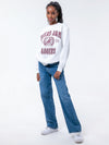 Texas A&M - Vintage Crest Crewneck Sweatshirt - Ash Grey