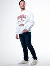 Indiana University - Special Edition Vintage Crewneck Sweatshirt - Ash Grey