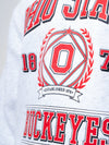 Ohio State - Vintage Crest Crewneck Sweatshirt - Ash Grey